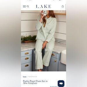 LAKE pajamas NWOT